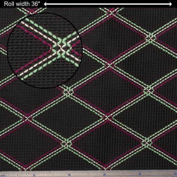 グリルクロス Grill Cloth - British Diamond, Black, 36'' ...