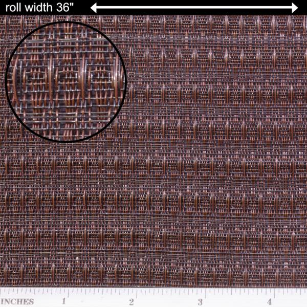 グリルクロス Grill Cloth - Oxblood red, Gold Stripe, 36'...