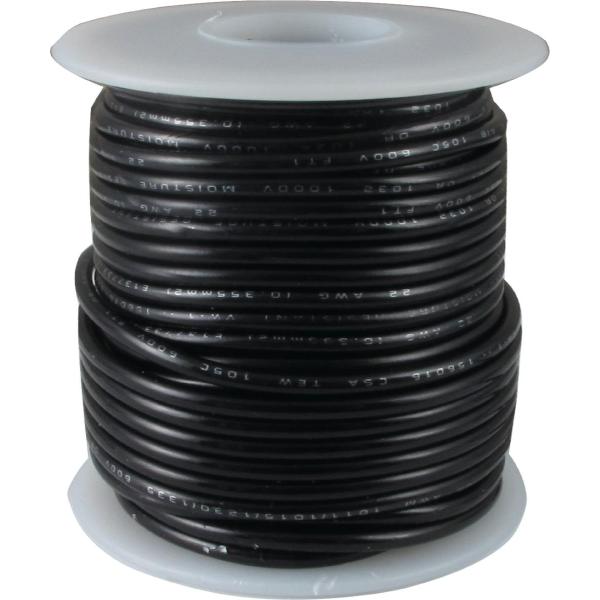 ワイヤー Wire - 22 AWG Solid Core, PVC, 600V, 50 Foot ...