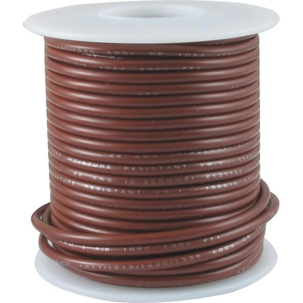 ワイヤー Wire - 22 AWG Solid Core, PVC, 600V, 50 Foot ...