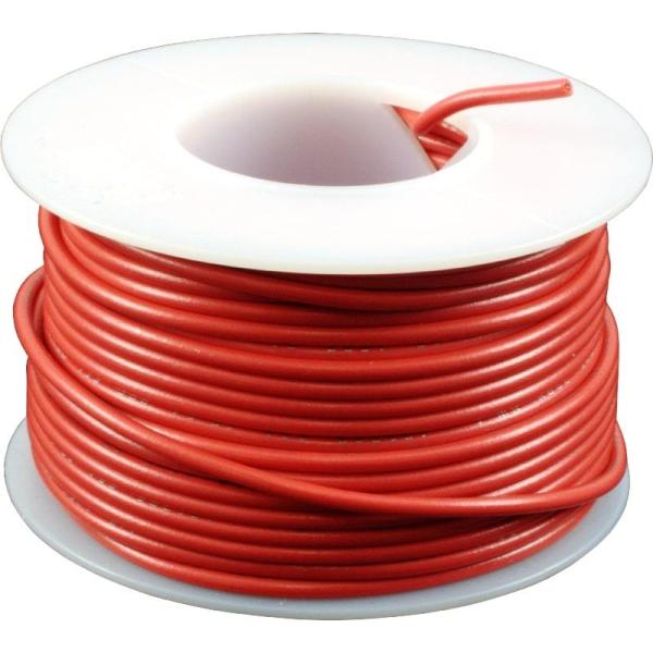 ワイヤー Wire - 22 AWG Stranded Core, PVC, 300V, 50 Fo...