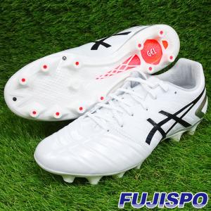 アシックス DSライト asics 【サッカー・フットサル】 シューズ サッカースパイク メンズ 大人 ホワイト×ブラック (1103A068-100)｜fujispo