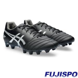 アシックス DS ライト アドバンス ワイド asics 【サッカー・フットサル】 サッカースパイク 土 天然芝 人工芝 大人 メンズ Black/Pure Silver (1103A098-001)｜fujispo