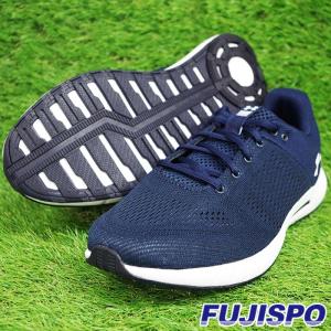 UA マイクロGパシュート アンダーアーマー(UNDER ARMOUR)【野球・ソフト】ランニングシューズ (3020219-AD-BL-WH)ネイビー｜fujispo