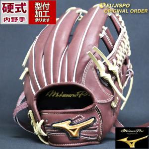 野球 ミズノ 硬式グローブ 硬式 グローブ ミズノプロ オーダーグラブ 栗原陵矢型 mizuno 内野 右投げ (MP2403X680080C514110)｜fujispo