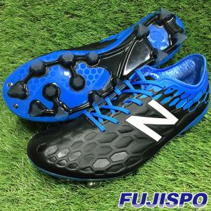 VISARO PRO HG 2E / ビサロ(MSVROHBL2E)ニューバランス サッカースパイク ブラック×ブルー【ニューバランス/NewBalance】｜fujispo