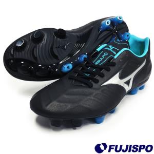 レビュラ V2 SL / REBULA V2 SL(P1GA178403)ミズノ サッカースパイク ブラック×シルバー×ライトブルー【ミズノ/Mizuno】｜fujispo