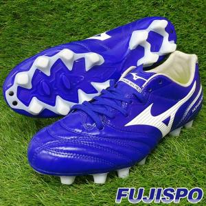 モナルシーダ NEO SW KL / MONARCIDA ネオ スーパーワイド KL ミズノ(mizuno) サッカースパイク ブルー×ホワイト (P1GA202725)｜fujispo