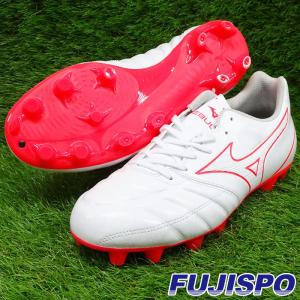 ミズノ レビュラ CUP SELECT mizuno 【サッカー・フットサル】 サッカースパイク 大人 ホワイト×ピンク (P1GA227564)｜fujispo