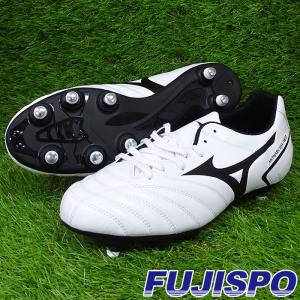 モナルシーダ NEO II SELECT SI　ミズノ(mizuno) サッカースパイク　シューズ　取り替え式　メンズ　大人 ホワイト×ブラック (P1GC210609)｜fujispo