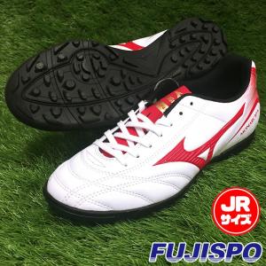 モナルシーダ 2 FS Jr AS(P1GE172362)ミズノ ジュニアトレーニングシューズ ホワイト×レッド【ミズノ/Mizuno】｜fujispo