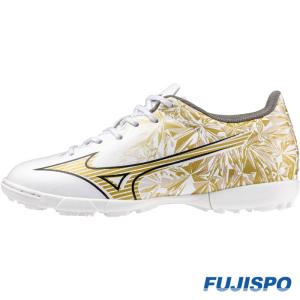 ミズノ アルファ SELECT Jr AS Prism Gold mizuno サッカー フットサル ジュニア トレーニングシューズ トレシュー 子供 キッズ Jr (P1GE246550)｜fujispo