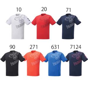 ヒュンメル シャツ トレーニング 練習着 ビックロゴTシャツ HAY2130 メンズ レディース メール便利用可｜fujisports