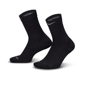 NIKE ナイキ ランニング ライトウェイト マイクロ クルー ソックス 1足組 靴下 IB6114 010カラー マラソン 通気性 速乾性 ブラック 黒 メール便利用可 爆買