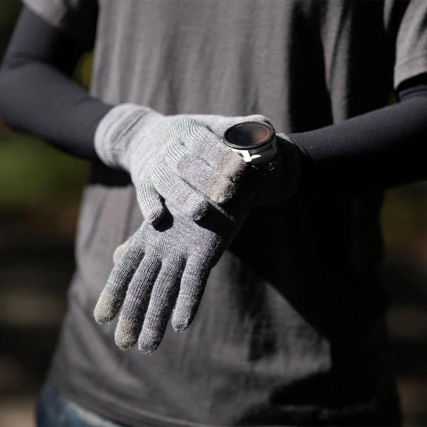 R×L アールエル メリノウール グローブ ミッド G 手袋 滑り止め付き スマホ対応 ウォッチウィ...