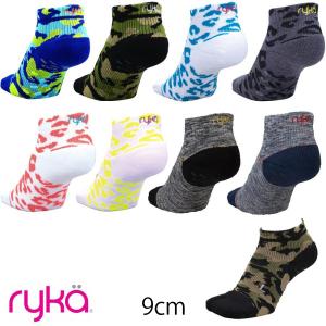 ライカ ryka ソックス 靴下 ハイカット シューズ フィットネス ダンス ズンバ すべり止め 足袋型 丈9cm R-SOX9 メール便｜fujisports