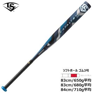 ルイスビルスラッガー ソフトボール用 バット ゴム3号 カタリスト 3 TI セミトップバランス WBL4229010 ネイビー×グレー 83cm 84cm Louisville Slugger 爆買
