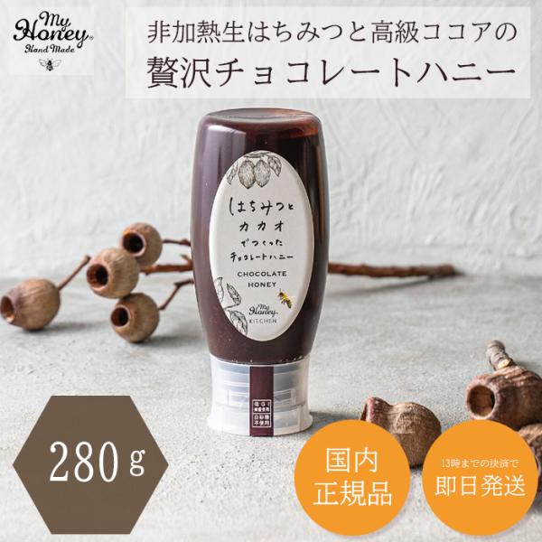 はちみつ チョコレート ハニー チューブ ボトル 280g マイハニー ハチミツ 蜂蜜 非加熱 アカ...