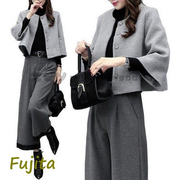 卒業式 服 母 40代 おしゃれ セレモニースーツ パンツスーツ ママ セットアップ レディース 秋...