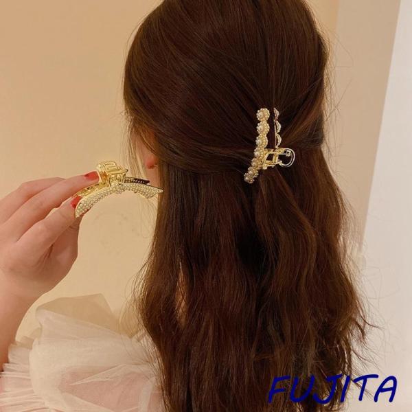 ヘアクリップ ヘアアクセサリー バンスクリップ 髪留めクリップ ヘアアクセ アクセサリー ヘアーアク...
