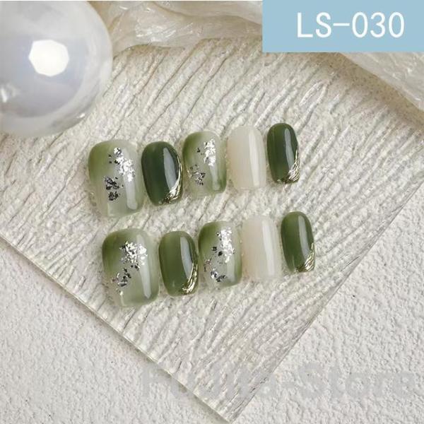 ネイルチップ 【オーダーメイド手作り】50種類 3D立体 ジェルネイル風 光線療法 グラデーション ...