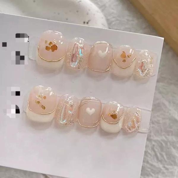 ネイルチップ 【オーダーメイド手作り】50種類 3D立体 ジェルネイル風 光線療法 グラデーション ...