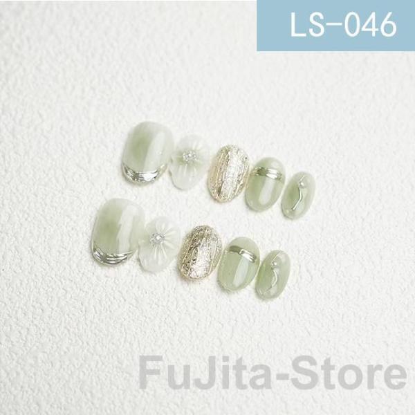 ネイルチップ 【オーダーメイド手作り】50種類 3D立体 ジェルネイル風 光線療法 グラデーション ...