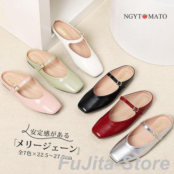 ミュール レディース ミュールパンプス スクエアトゥ ミュールサンダル シルバー パンプス かかとな...