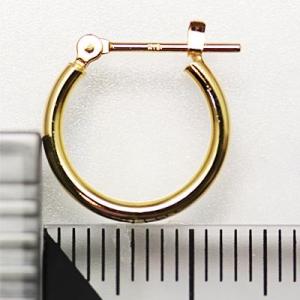 片耳用 18金イエローゴールド K18YG ワ...の詳細画像4