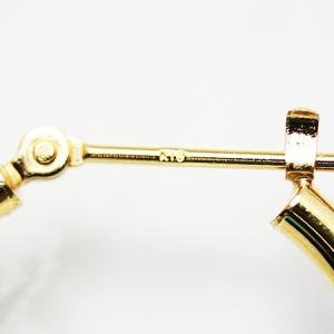 片耳用 18金イエローゴールド K18YG ワ...の詳細画像2