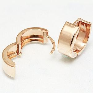 10金ピンクゴールド K10PG 中折れワッカ...の詳細画像2