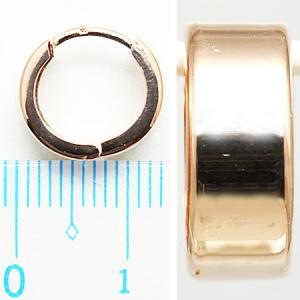 10金ピンクゴールド K10PG 中折れワッカ...の詳細画像3