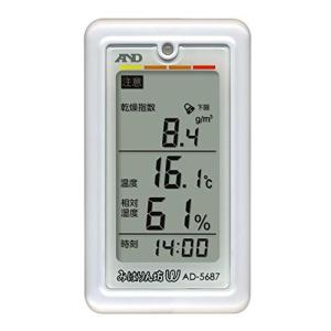 A&D AD-5687 みはりん坊W 温湿度計 乾燥指数 熱中症指数表示付温湿度計 エーアンドデイ｜よっしーNET