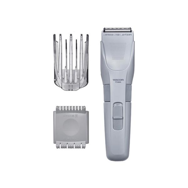 テスコム　ヘアーカッター バリカン 刈り高さ1〜35mm対応 刃のみ水洗いOK ライトグレー TT3...