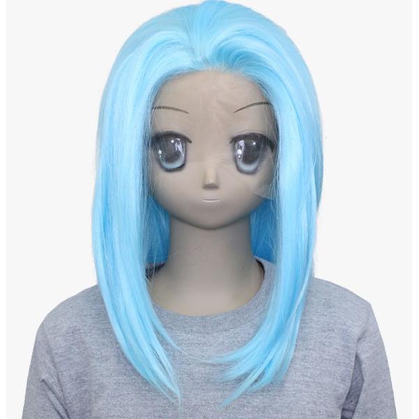 【売切セール 返品交換不可】 コスプレウィッグ オールバック フロントレース 生え際 手植え 自然 ...