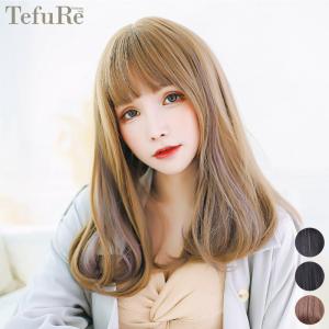 送料無料 ウィッグ ロング 自然 ピンク 茶髪 黒髪 メッシュ インナーカラー セミロング ミディアム レディース かつら 耐熱 小悪魔ミディ C 72 ファッションウィッグ エクステ Tefure 通販 Yahoo ショッピング
