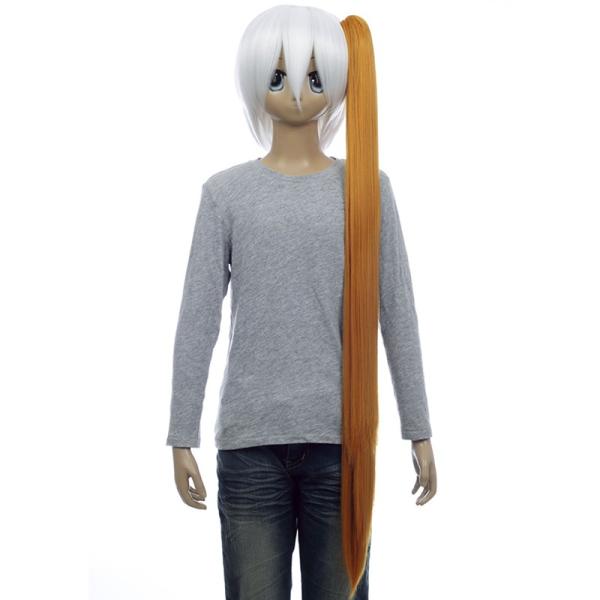 【売切セール 返品交換不可】 コスプレ ポニーテール ウィッグ ストレート ロング ツインテール つ...