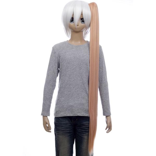 【売切セール 返品交換不可】 コスプレ ポニーテール ウィッグ ストレート ロング ツインテール つ...