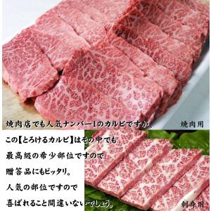 黒毛和牛 焼肉 トロけるカルビ 100g 牛ト...の詳細画像5