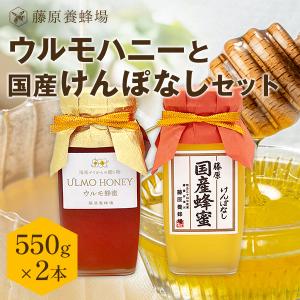 国産はちみつ 栃（とち）とアカシアのハチミツ 藤原黄金蜂蜜 2本セット