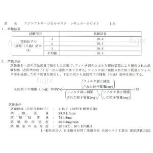 フジ ソフトサージカルマスク ホワイト 50枚...の詳細画像3