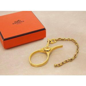 HERMES（エルメス） グローブホルダー 手袋ホルダー フィルー シルバー