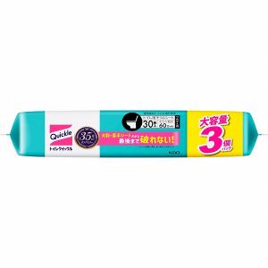 トイレクイックル ミントの香り つめかえ用 スーパージャンボパック 30枚　花王