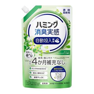 ハミング消臭実感自動投入専用　澄みきったリフレッシュグリーンの香り　 700ml(KO)花王｜fujiyaku