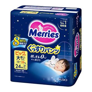 メリーズ ぐっすりパンツ ビッグより大きいサイズ 24枚×3パック (1ケース)　花王