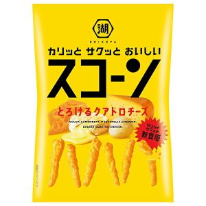 湖池屋　スコーン　とろけるクアトロチーズ 78g×12個入り(1ケース)（YB）｜fujiyaku