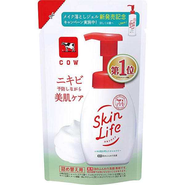 【医薬部外品】スキンライフ 薬用泡のふんわり洗顔 詰替用 140ｍｌ