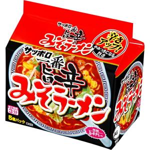 サッポロ一番 ◇サッポロ一番 みそラーメン 旨辛 5食入【6個セット