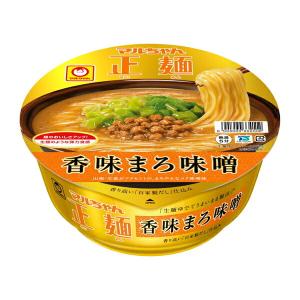 マルちゃん正麺 カップ 香味まろ味噌 129g×12個入り (1ケース) (KT)｜fujiyaku