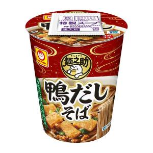 マルちゃん　麺之助　縦型　鴨だしそば 65g×12個入り(1ケース)（KT）｜fujiyaku